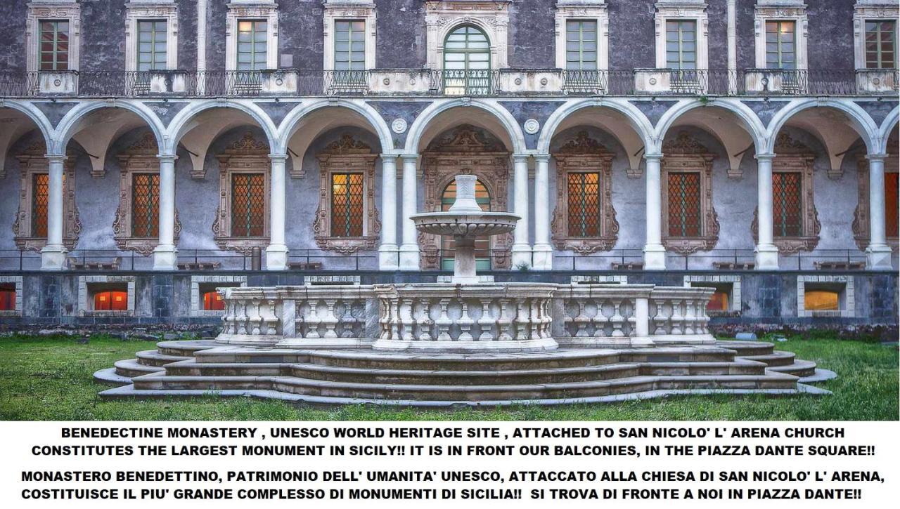 Benedettini - Exclusive Apartments & Monastery View كاتانيا المظهر الخارجي الصورة